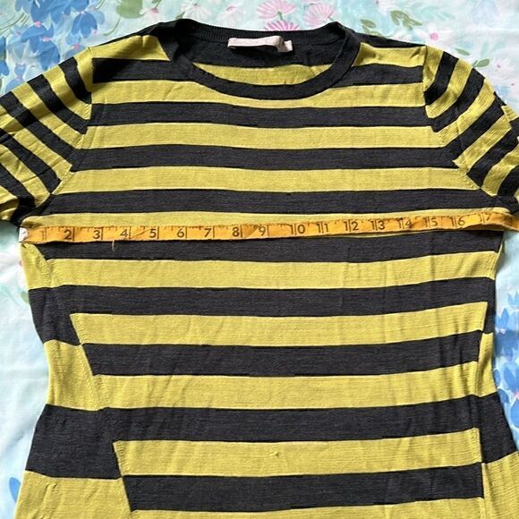 Jason Wu Striped Silk Top - L - Picture 6 of 9